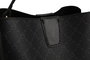 Lucky Bees Bolso de mano 328 v2, Piel de polivinilo, Negro y Gris